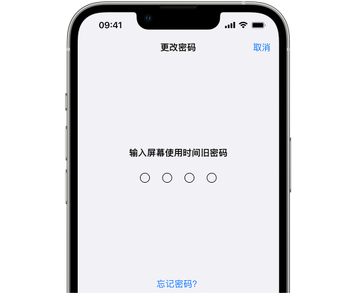 阿克苏iPhone屏幕维修分享iPhone屏幕使用时间密码忘记了怎么办 