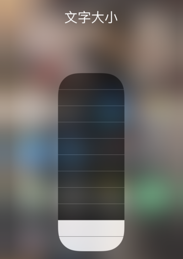 阿克苏苹果手机维修分享小技巧：在 iPhone 控制中心快速调节字体大小 