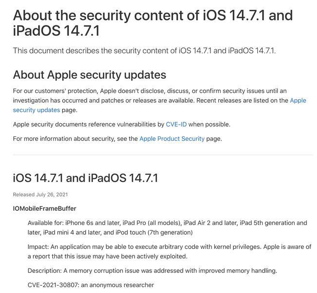 阿克苏苹果手机维修分享iOS 14.7.1 正式版更新内容及升级方法 